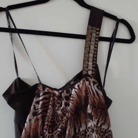 One Shoulder Mini Dress - Picture 2 of 3